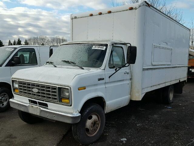 1FDKE30G9MHA94309 - 1991 FORD ECONOLINE WHITE photo 2