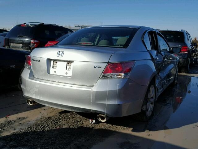 1HGCP3F75AA800935 - 2010 HONDA ACCORD EX SILVER photo 4