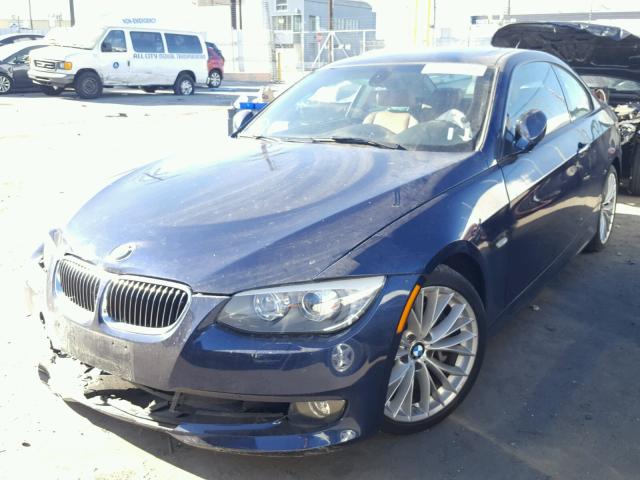 WBAKG7C52BE598602 - 2011 BMW 335 I BLUE photo 2