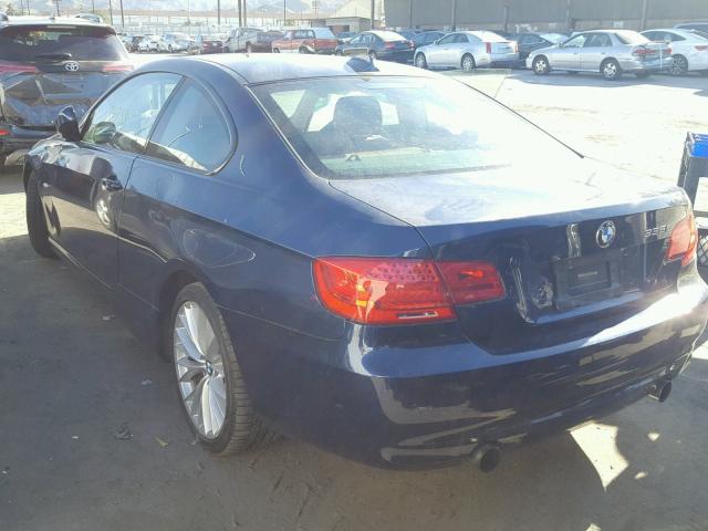 WBAKG7C52BE598602 - 2011 BMW 335 I BLUE photo 4