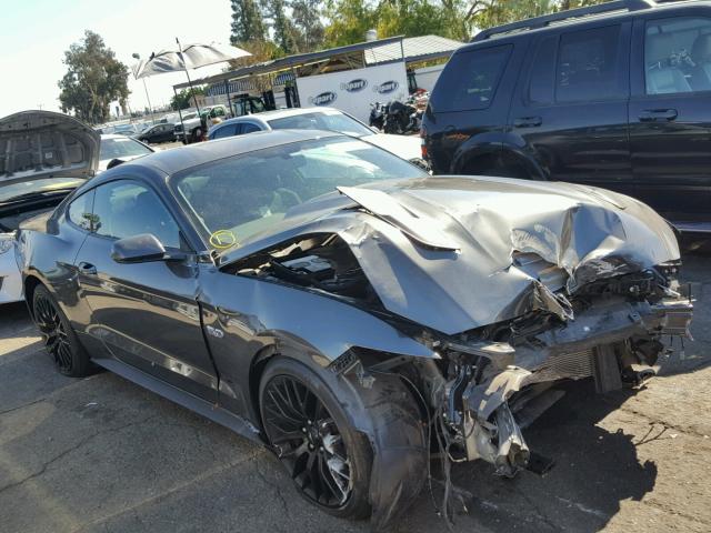 1FA6P8CF1H5266233 - 2017 FORD MUSTANG GT CHARCOAL photo 1