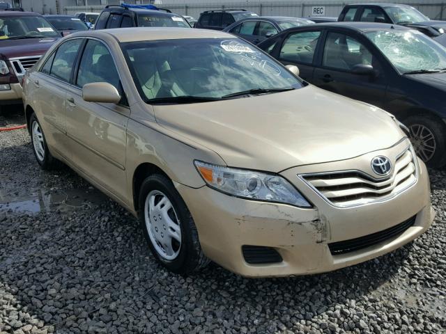 4T1BF3EKXAU055290 - 2010 TOYOTA CAMRY BASE GOLD photo 1