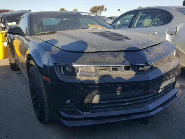 2G1FS1EW3E9295754 - 2014 CHEVROLET CAMARO SS BLACK photo 1