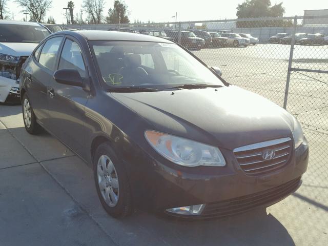 KMHDU46D87U262533 - 2007 HYUNDAI ELANTRA GL BLACK photo 1