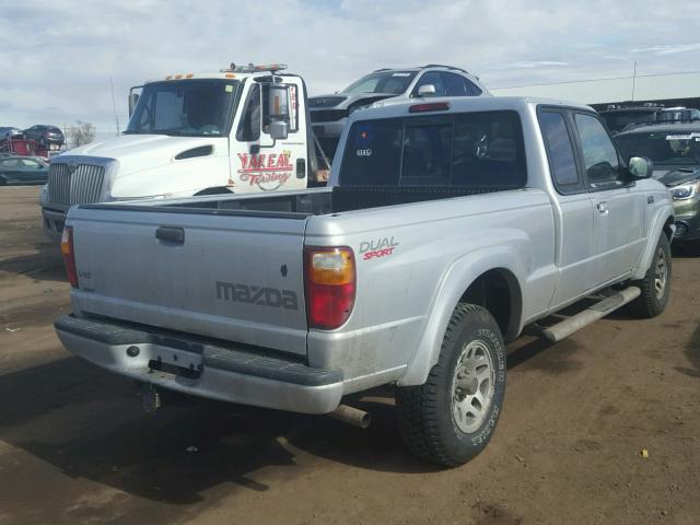 4F4YR16U62TM06995 - 2002 MAZDA B3000 CAB SILVER photo 4