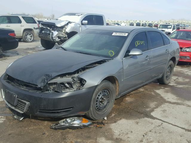 2G1WB58N389178142 - 2008 CHEVROLET IMPALA LS GRAY photo 2