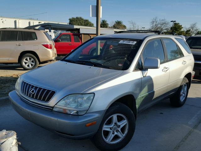 JTJGF10U830159453 - 2003 LEXUS RX 300 SILVER photo 2