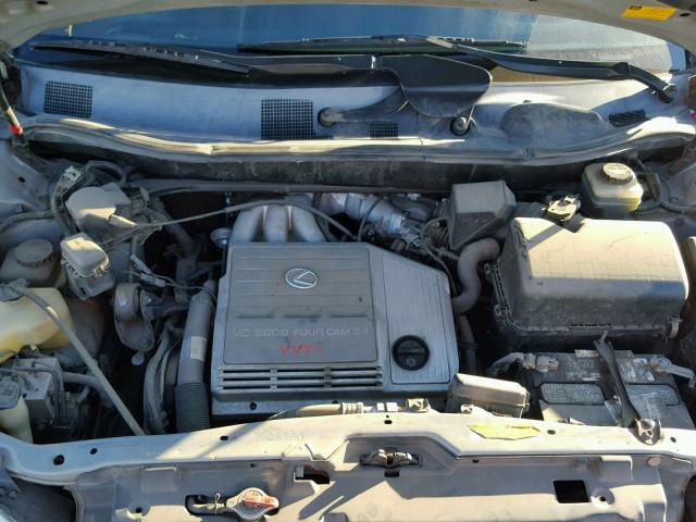 JTJGF10U830159453 - 2003 LEXUS RX 300 SILVER photo 7