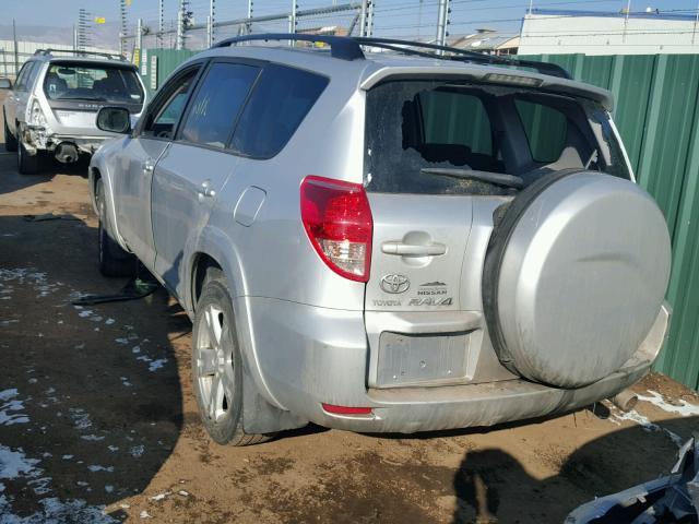 JTMBK32V975020385 - 2007 TOYOTA RAV4 SPORT SILVER photo 3