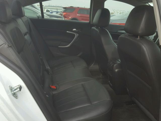 2G4GK5EX9F9250178 - 2015 BUICK REGAL WHITE photo 6