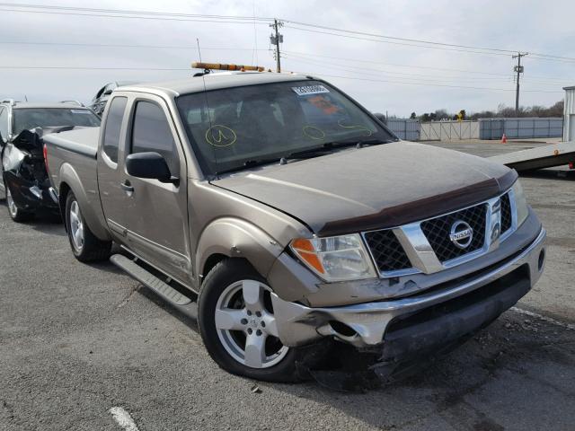 1N6AD06WX5C415222 - 2005 NISSAN FRONTIER K BEIGE photo 1