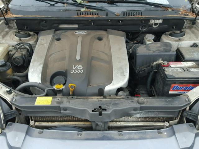 KM8SC13E24U600767 - 2004 HYUNDAI SANTA FE G SILVER photo 7