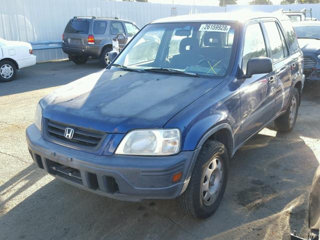 JHLRD1845VC030807 - 1997 HONDA CR-V LX BLUE photo 2