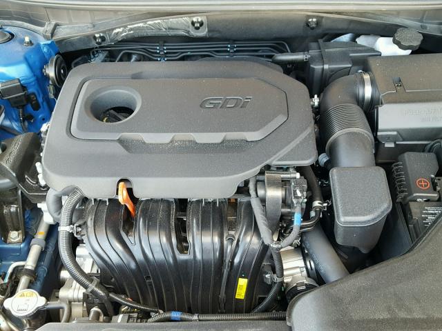 5NPE34AF1JH624742 - 2018 HYUNDAI SONATA SPO BLUE photo 7