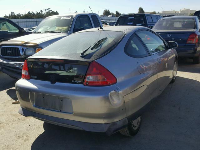 JHMZE14793T000120 - 2003 HONDA INSIGHT SILVER photo 4