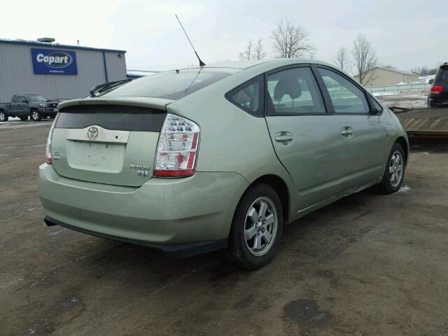 JTDKB20U573288916 - 2007 TOYOTA PRIUS GREEN photo 4