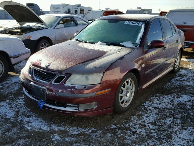 YS3FB49S831014705 - 2003 SAAB 9-3 LINEAR RED photo 2