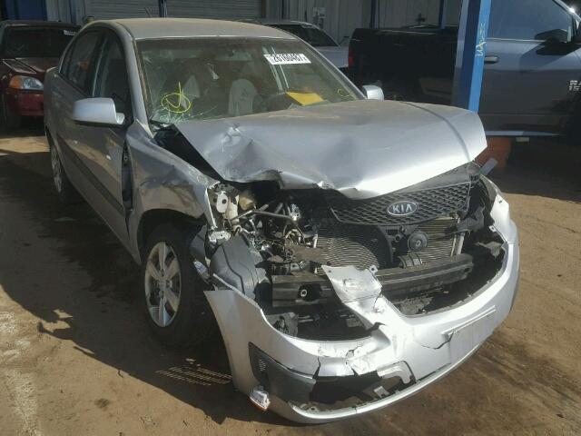 KNADE123086384898 - 2008 KIA RIO BASE SILVER photo 1