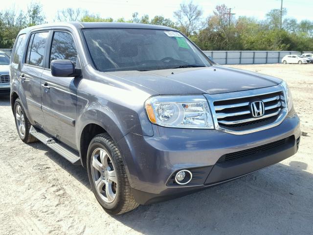 5FNYF3H79FB021217 - 2015 HONDA PILOT EXLN GRAY photo 1