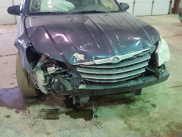 1C3LC46K27N680439 - 2007 CHRYSLER SEBRING BLUE photo 9