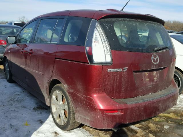 JM1CR293580324830 - 2008 MAZDA 5 RED photo 3