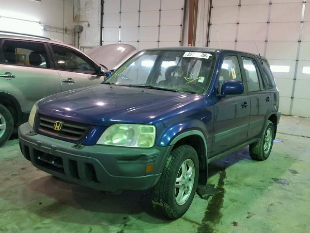 JHLRD1863XC073143 - 1999 HONDA CR-V EX BLUE photo 2