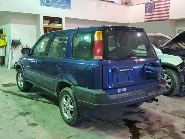 JHLRD1863XC073143 - 1999 HONDA CR-V EX BLUE photo 3