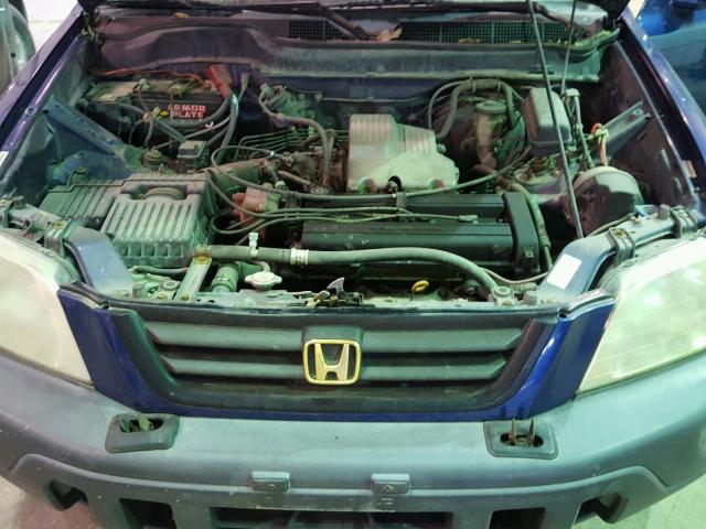 JHLRD1863XC073143 - 1999 HONDA CR-V EX BLUE photo 7