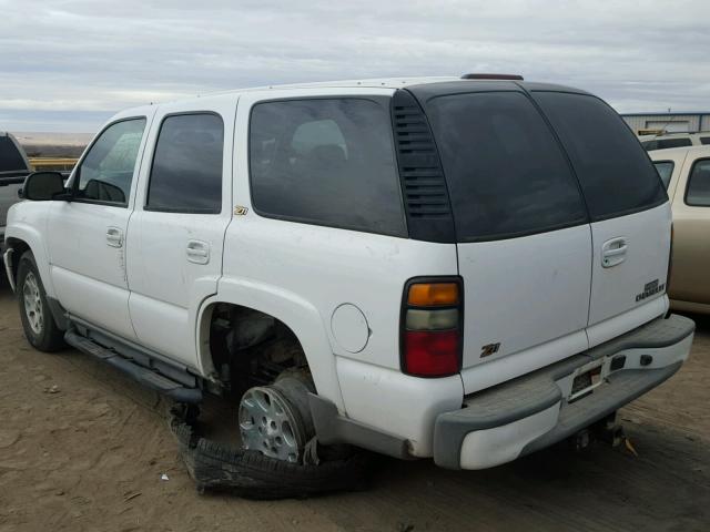 1GNEK13Z94R224666 - 2004 CHEVROLET TAHOE K150 WHITE photo 3