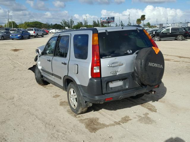 SHSRD78853U145841 - 2003 HONDA CR-V EX SILVER photo 3