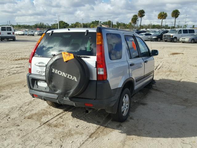 SHSRD78853U145841 - 2003 HONDA CR-V EX SILVER photo 4