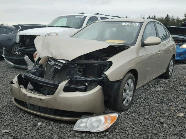 KMHDT45D38U531463 - 2008 HYUNDAI ELANTRA GL BEIGE photo 2