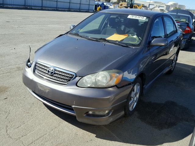 1NXBR32E45Z464199 - 2005 TOYOTA COROLLA CE GRAY photo 2