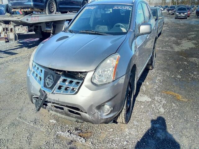 JN8AS5MVXBW254806 - 2011 NISSAN ROGUE S GRAY photo 2