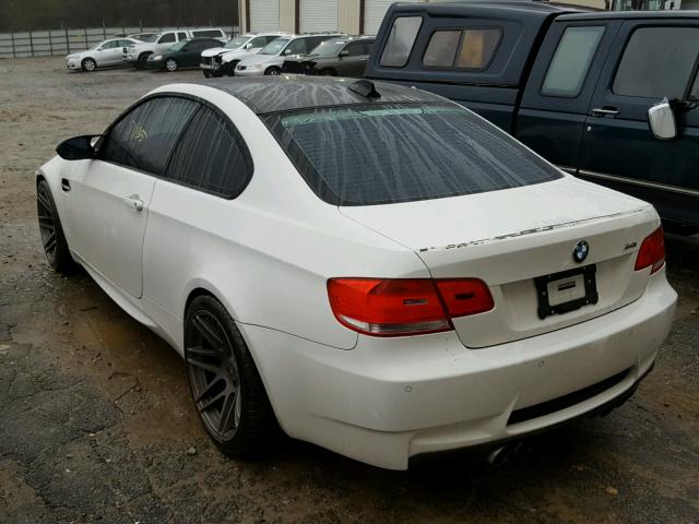 WBSWD93559P362042 - 2009 BMW M3 WHITE photo 3