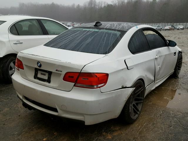 WBSWD93559P362042 - 2009 BMW M3 WHITE photo 4