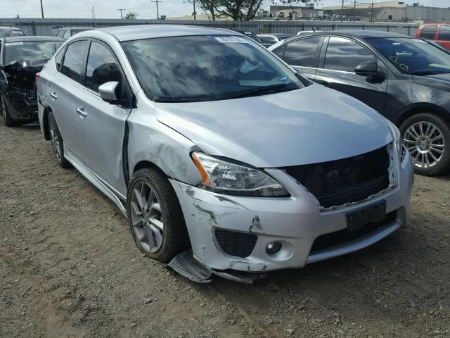 3N1AB7APXEY308747 - 2014 NISSAN SENTRA S SILVER photo 1