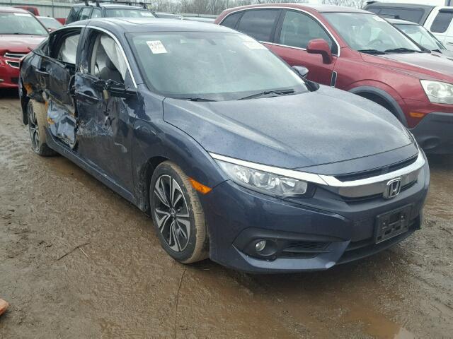 19XFC1F3XHE005637 - 2017 HONDA CIVIC EX ლურჯი ფოტო 1