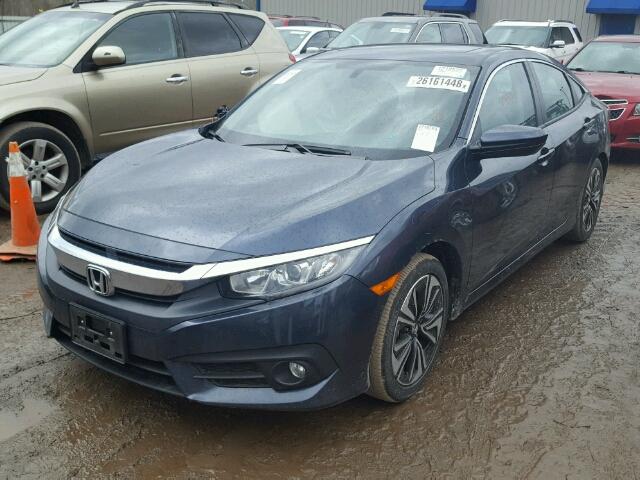 19XFC1F3XHE005637 - 2017 HONDA CIVIC EX ლურჯი ფოტო 2