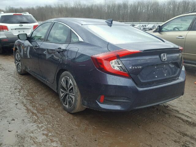 19XFC1F3XHE005637 - 2017 HONDA CIVIC EX ლურჯი ფოტო 3