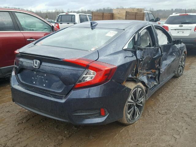 19XFC1F3XHE005637 - 2017 HONDA CIVIC EX BLUE photo 4