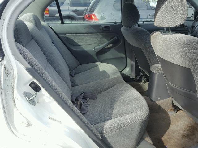 2HGEJ8648YH597659 - 2000 HONDA CIVIC EX თეთრი ფოტო 6