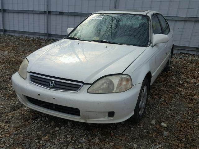 2HGEJ8648YH597659 - 2000 HONDA CIVIC EX თეთრი ფოტო 9