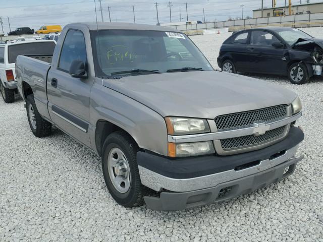 1GCEC14X43Z348300 - 2003 CHEVROLET SILVERADO SILVER photo 1