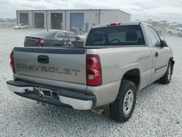 1GCEC14X43Z348300 - 2003 CHEVROLET SILVERADO SILVER photo 4