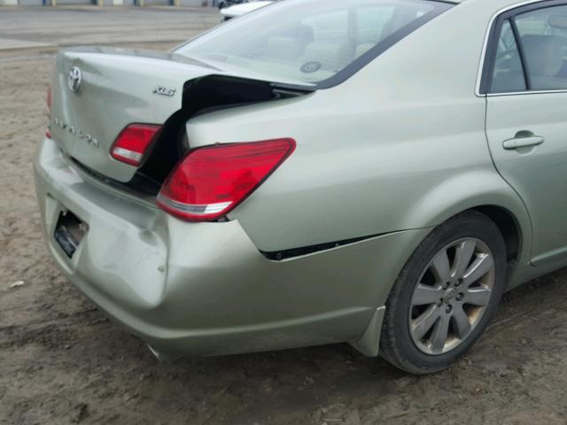 4T1BK36B67U199129 - 2007 TOYOTA AVALON XL GREEN photo 9