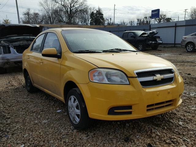KL1TD5DE1AB049130 - 2010 CHEVROLET AVEO LS 黄色 照片 1