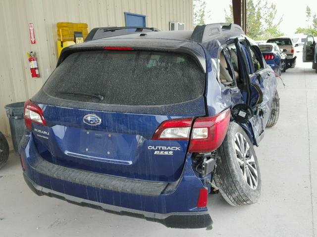 4S4BSALC1F3331753 - 2015 SUBARU OUTBACK 2. BLUE photo 4