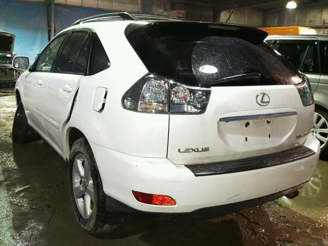 2T2HA31U44C006779 - 2004 LEXUS RX 330 WHITE photo 3