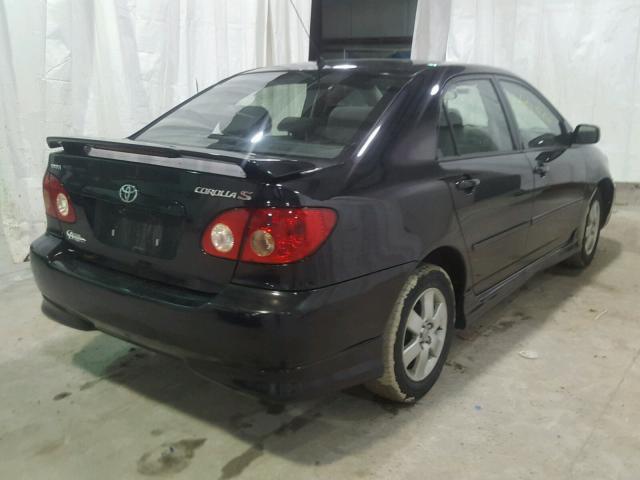 2T1BR32E56C675835 - 2006 TOYOTA COROLLA CE BLACK photo 4